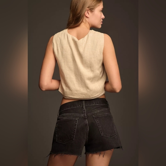 NWT | AGOLDE Parker Denim Fray Shorts, Size 31 - Picture 3 of 11